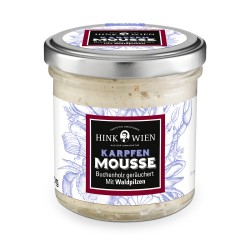 Hink Carp mousse Beech wood smoked with wild mushrooms 130g