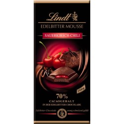 Lindt Schokolade Edelbitter Mousse Kirsche 150gr