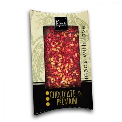 Ritonka Bitter-Schokolade Himbeeren, Sonnenblumen 95gr