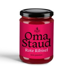 Oma Staud Red Currant Jam finely sieved 450gr