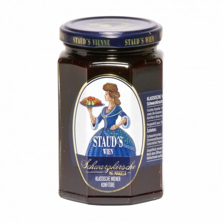 Staud's Classical Preserve "Black Cherry with Almonds" 330g