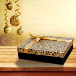 Exclusive gift box with baroque design pattern